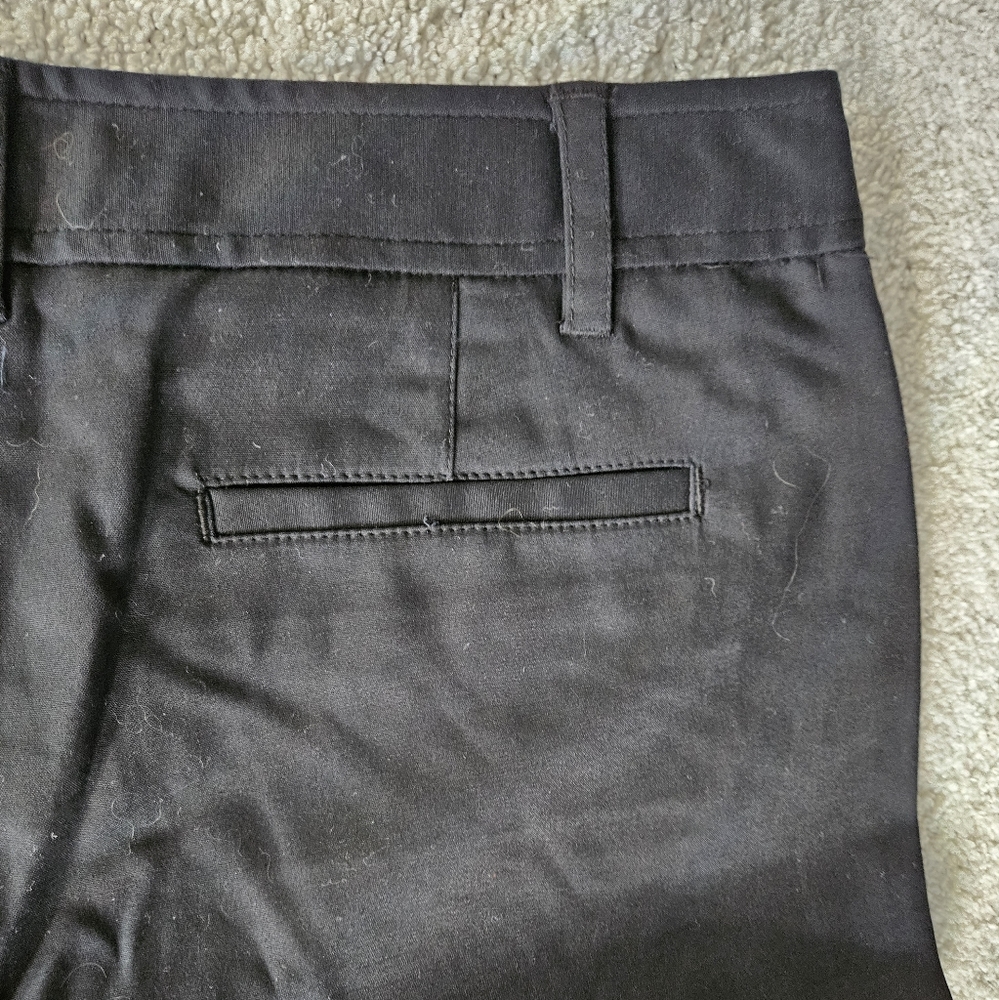 NWT CHARTER CLUB Black Cotton Walking Shorts | SZ 10 - Picture 11 of 12